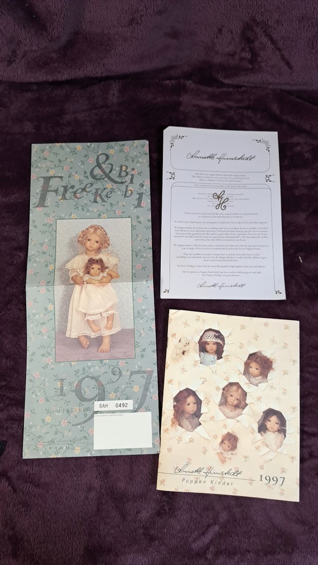 Annette Himstedt Freeke & Bibi Doll With Coa And Box - 16