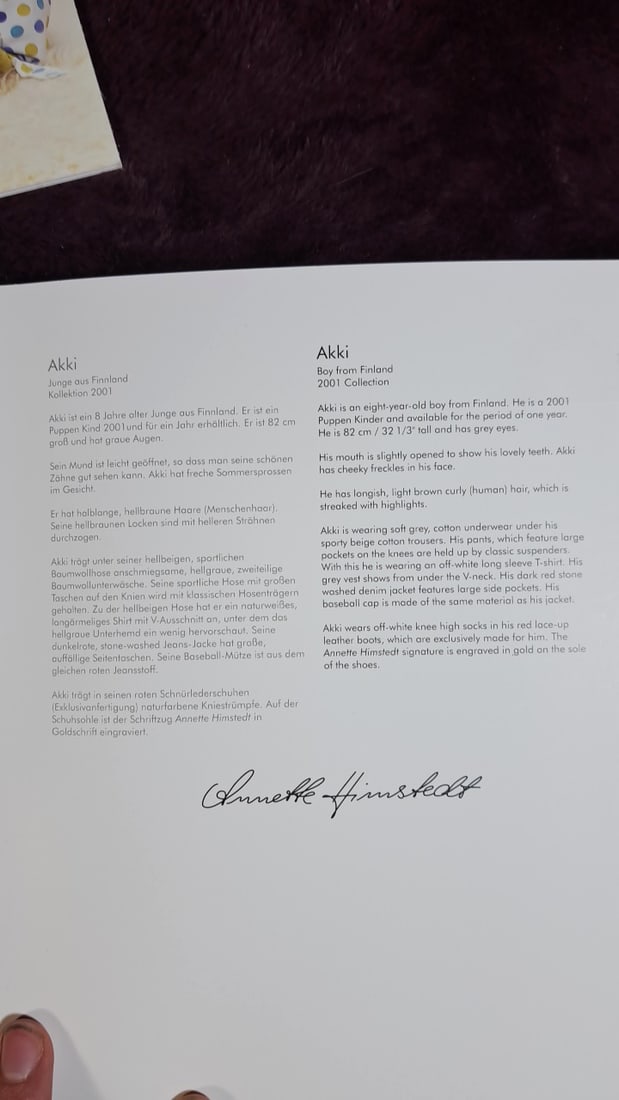 Annette Himstedt Akki With Coa And Box - 15