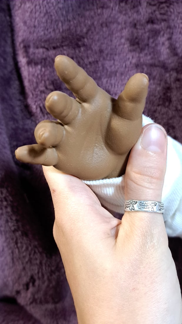 Annette Himstedt Mo And The Barefoot Baby Doll With Box - 3