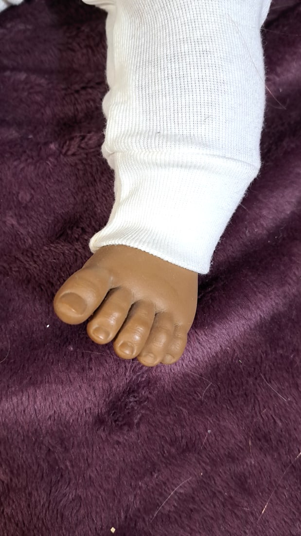 Annette Himstedt Mo And The Barefoot Baby Doll With Box - 5