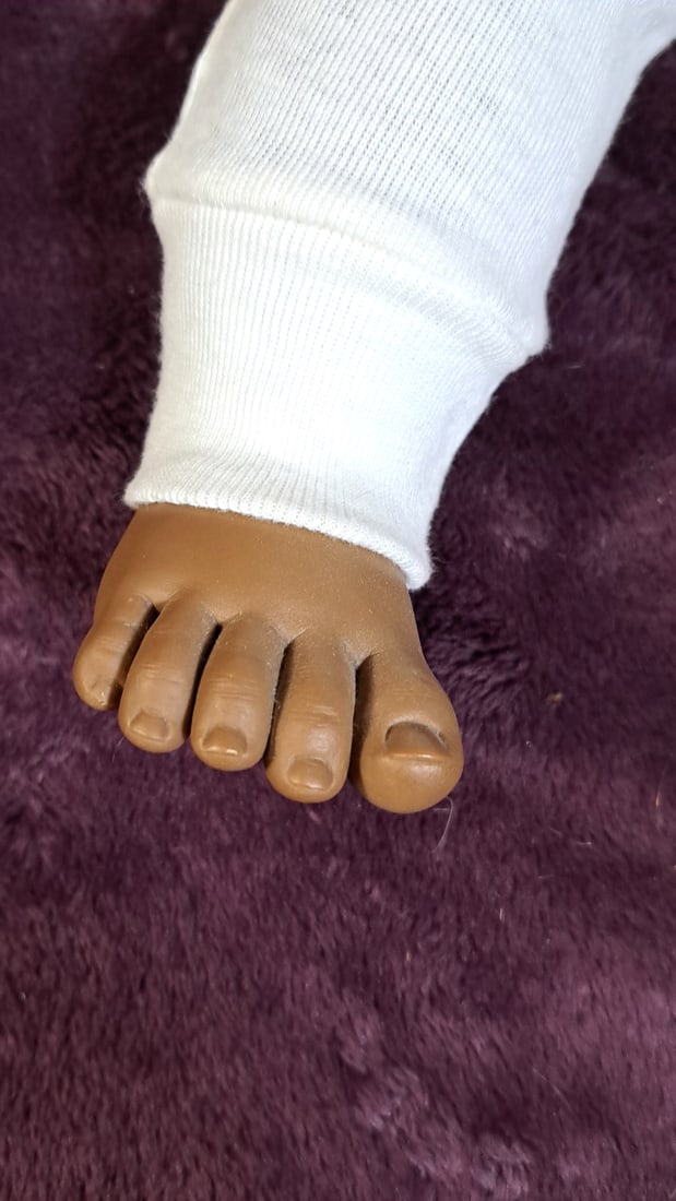 Annette Himstedt Mo And The Barefoot Baby Doll With Box - 6