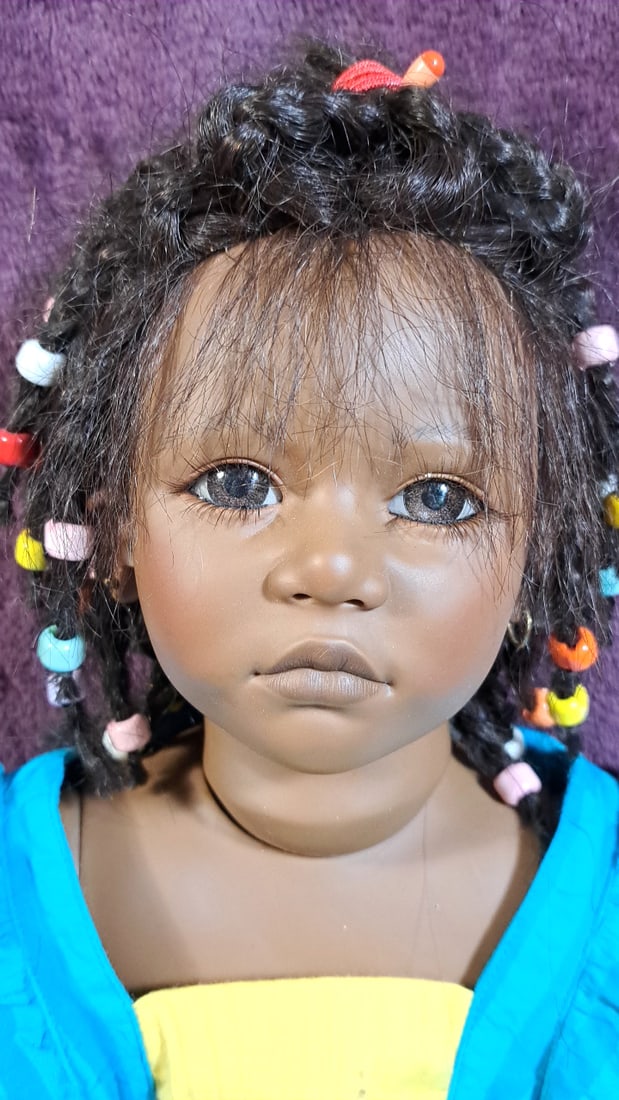 Annette Himstedt Ayoka Doll With Coa And Box - 2
