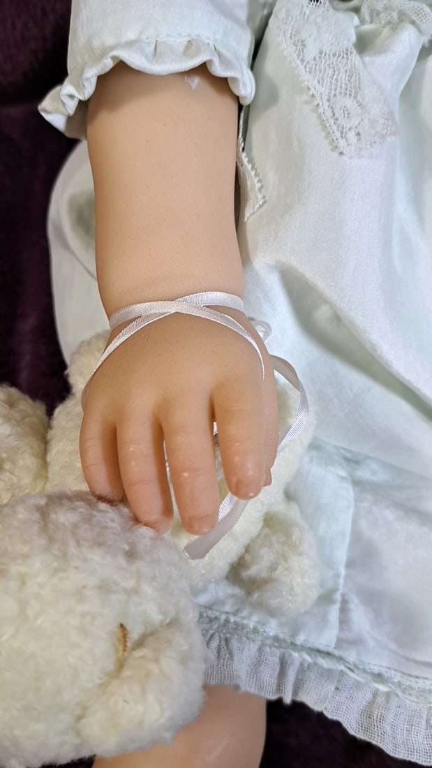 Annette Himstedt Finka Doll With Polar Bear Toy - 3