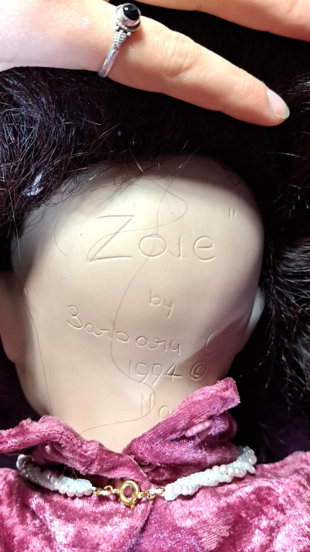 Barbara Zole Porcelain Doll - 8