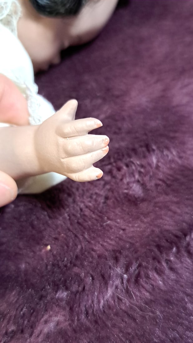 9" Porcelain Sleeping Doll Accessory - 8