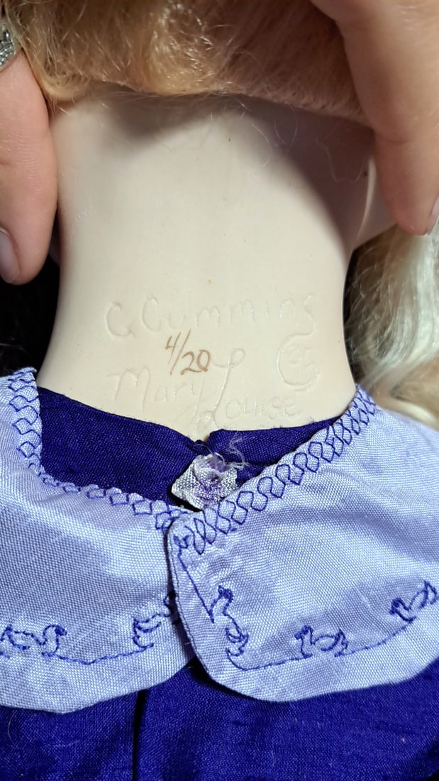 C. Cumming Mary Louise Porcelain Doll 4/20 1995 - 8
