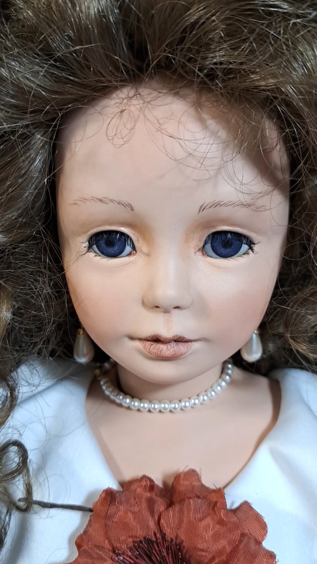 Gr Porcelain Doll 1992 29" Doll - 2