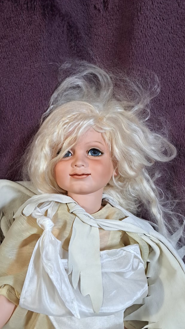 Denise Lemmon Mt Babies 1992 10/92 Artists Proof Porcelain Doll: Please read descriptions and examine pictures carefully. Take into account shipping when bidding. 36x24x15 15lbs Height: 24 Width: 15 Low Estimate: 50.00 High Estimate: 200.00