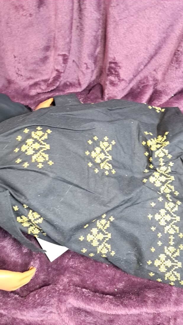 Gotz Philip Heath Jerteh Doll 1995 In Black Outfit With Yellow Embroidery, Black Hair - 9