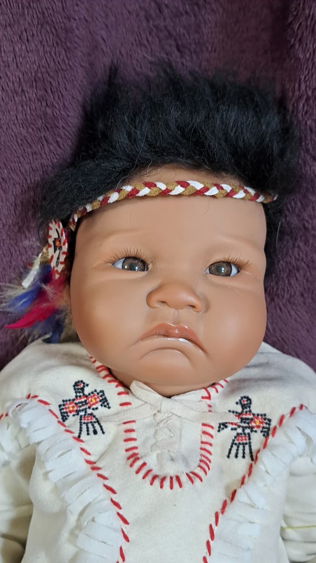 Ashton-drake Galleries Babyr Raven Doll With Tag - 2