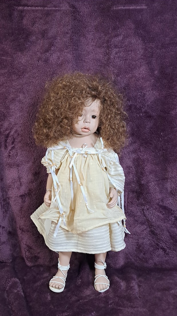 Philip Heath Alessandra Porcelain Doll Belgium: Please read descriptions and examine pictures carefully. Take into account shipping when bidding. 25x15x10 15lbs Height: 15 Width: 10 Low Estimate: 50.00 High Estimate: 1500.00