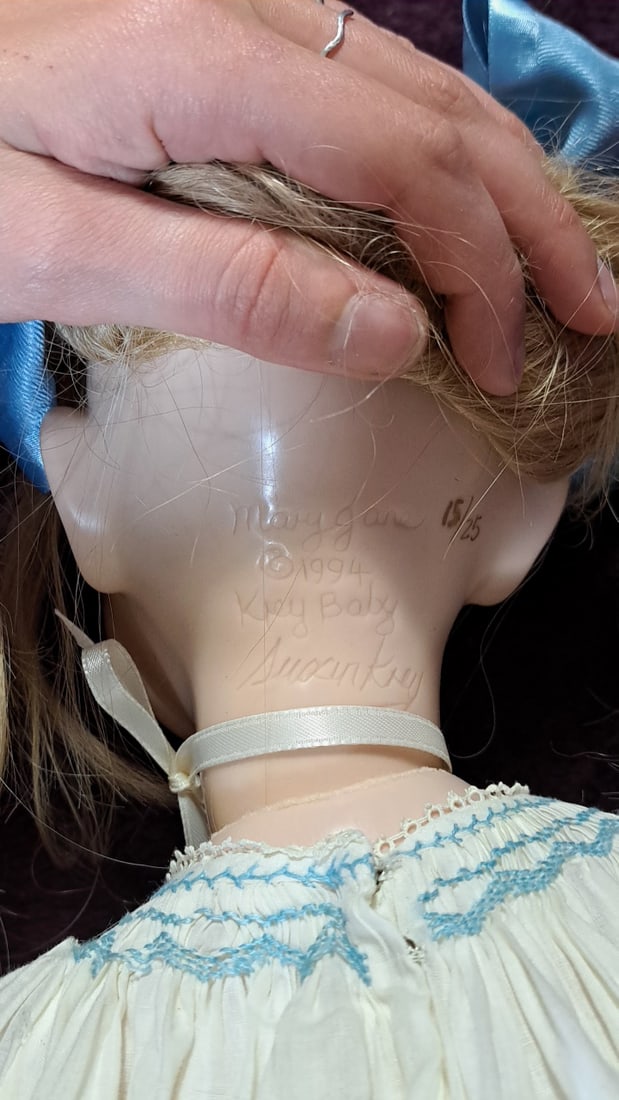 Mary Jane Krey Baby Suoankrey Waxover Porcelain Doll - 14