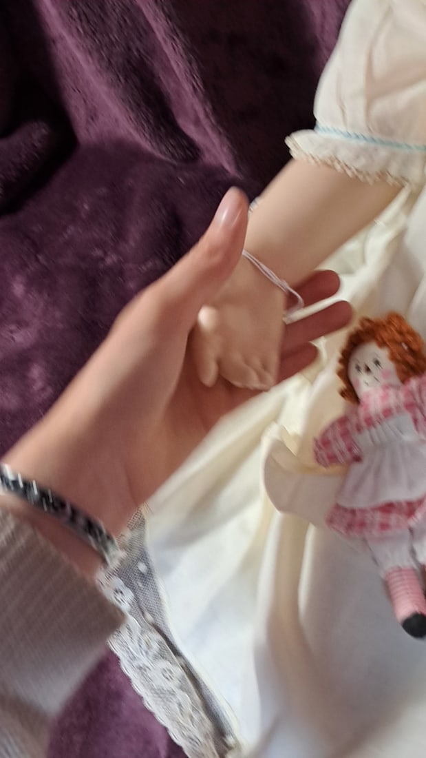 Mary Jane Krey Baby Suoankrey Waxover Porcelain Doll - 5