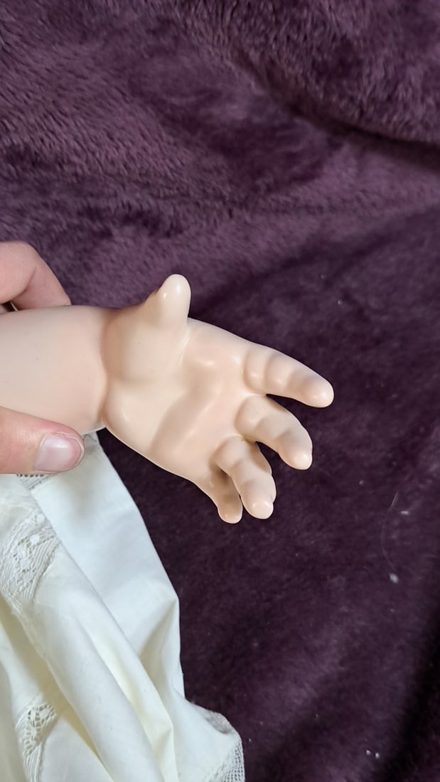 Mary Jane Krey Baby Suoankrey Waxover Porcelain Doll - 7