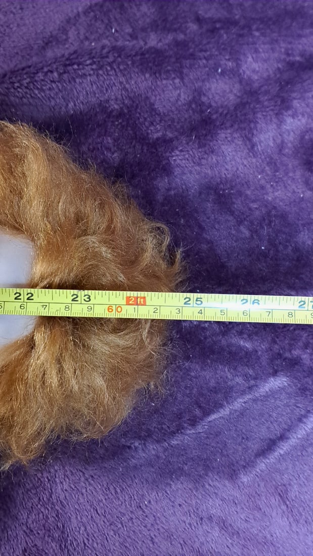 Annette Himstedt Angie 5690 Artist Doll, Red Hair, Blue Velvet Outfit With Box - 13