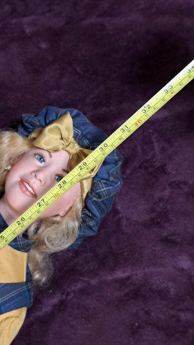 Sally Anne By Gary Mockeith Porcelain Doll 1994 - 12