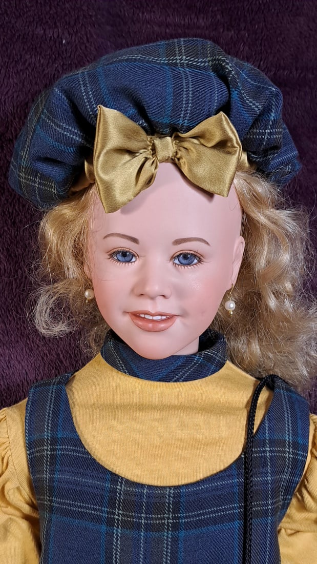 Sally Anne By Gary Mockeith Porcelain Doll 1994 - 2