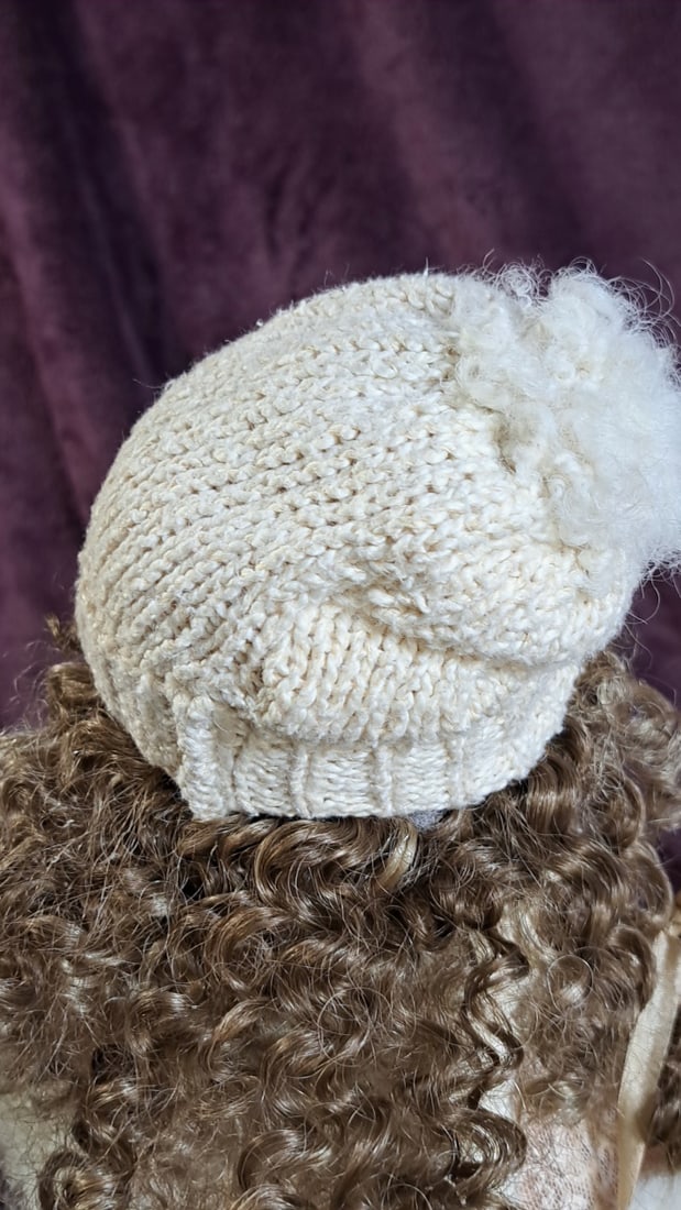 Wax Over Porcelain Doll With Winter Clothes - 8