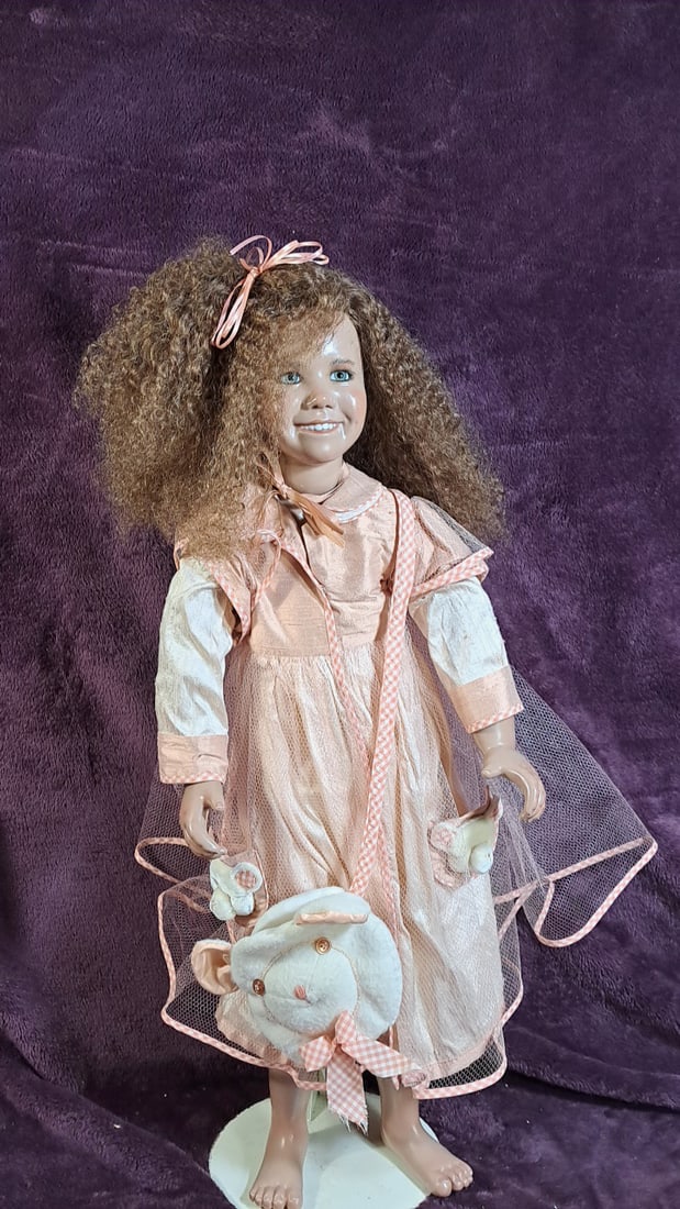 Krey Baby Sidney Wax Over Porcelain Doll (1 of 12)