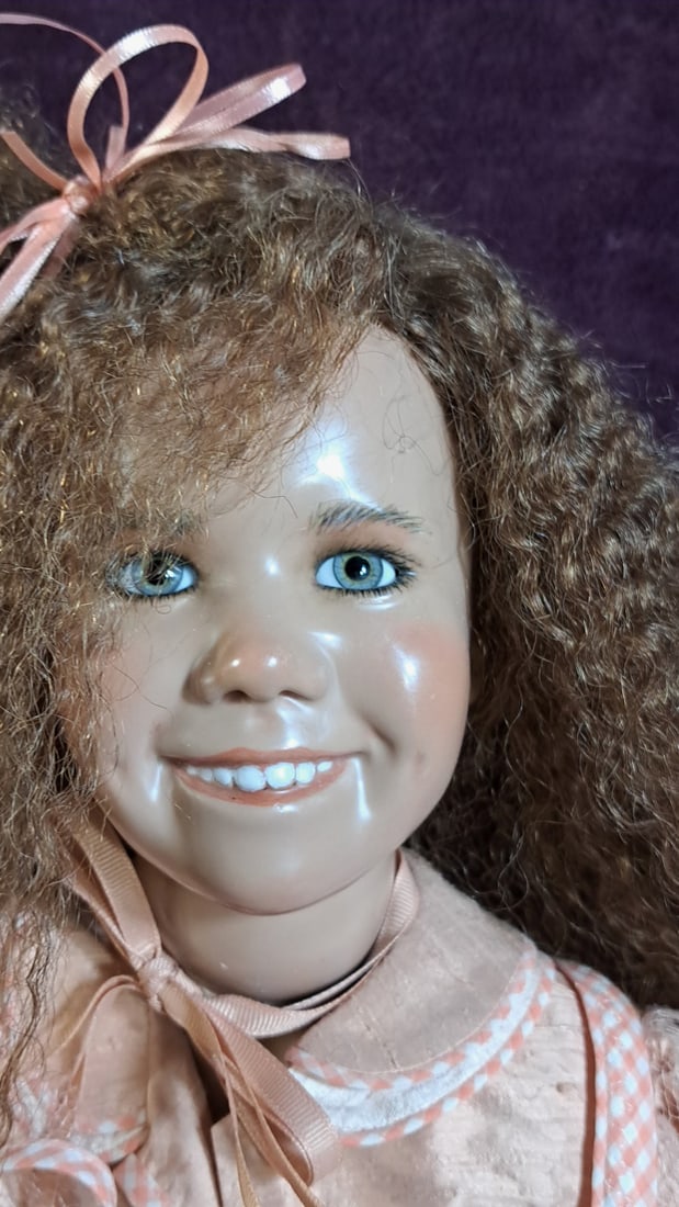 Krey Baby Sidney Wax Over Porcelain Doll - 2