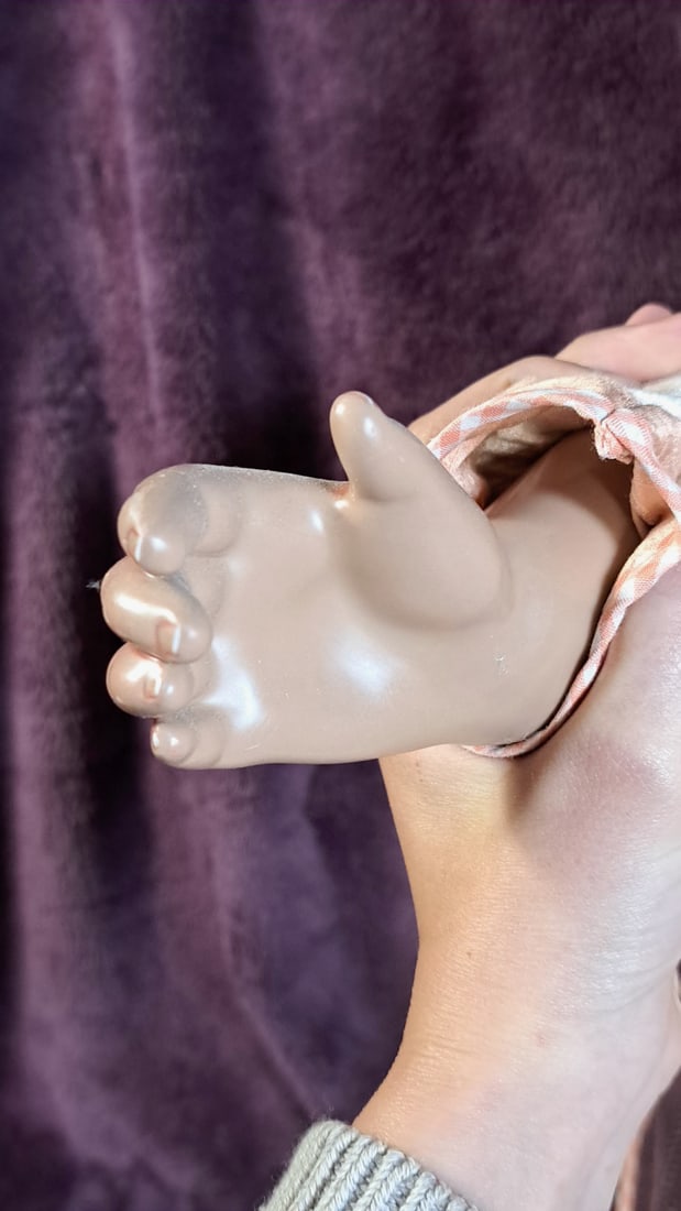 Krey Baby Sidney Wax Over Porcelain Doll - 4
