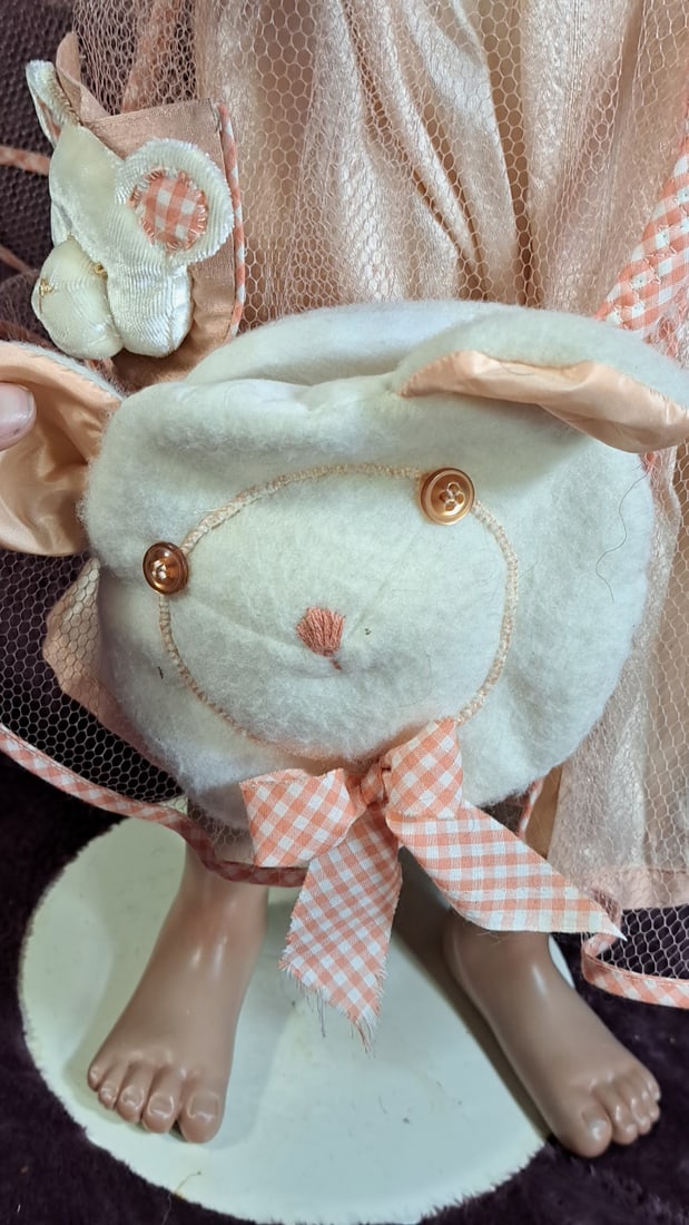 Krey Baby Sidney Wax Over Porcelain Doll - 7