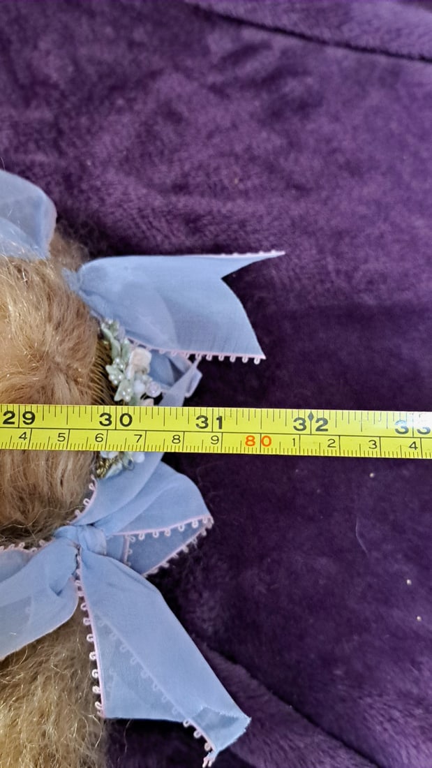 Krey Baby Goldilocks 2000 Wax On Porcelain Doll - 10