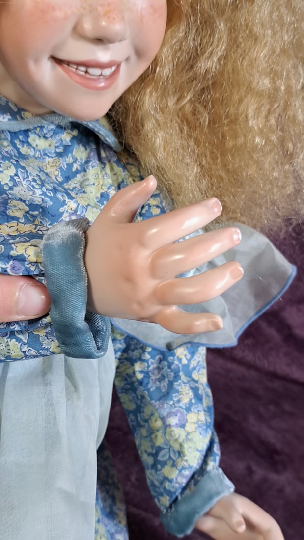 Krey Baby Goldilocks 2000 Wax On Porcelain Doll - 6
