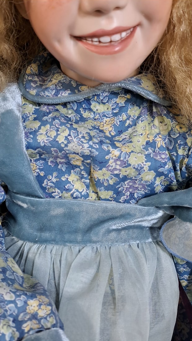 Krey Baby Goldilocks 2000 Wax On Porcelain Doll - 8
