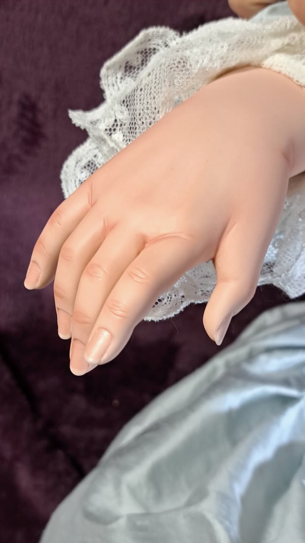 Real Hair Savannah Joyce Nicholson Artist Signed Porcelain Doll - 3