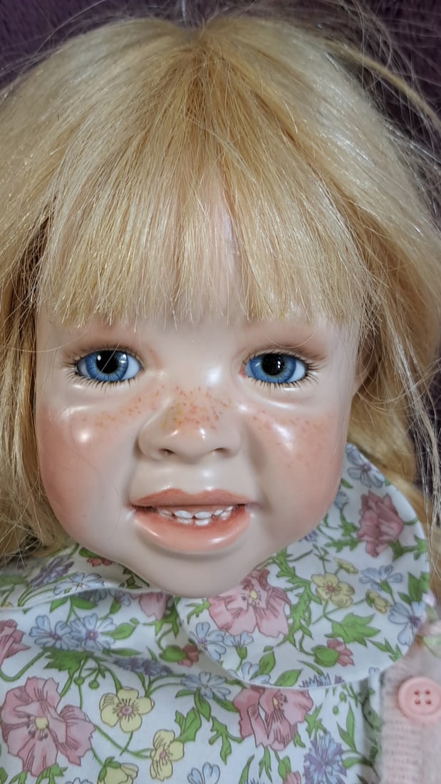 Krey Baby Sissy Wax Over Porcelain Doll Signed Susan Krey - No. 4 Of 15 - 2