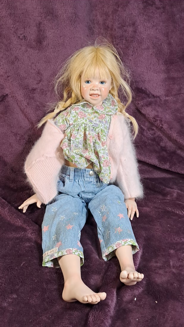 Krey Baby Sissy Wax Over Porcelain Doll Signed Susan Krey - No. 4 Of 15 - 7
