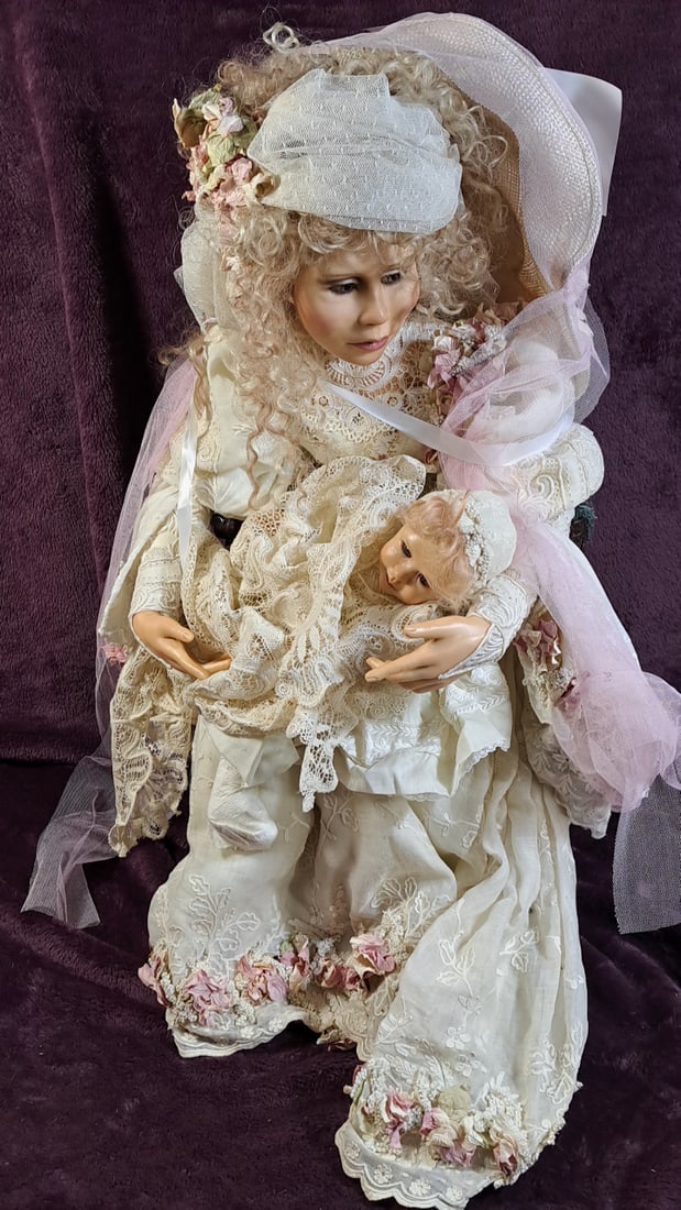 Annette Himstedt Siri With Baby Doll And And Chair - 6