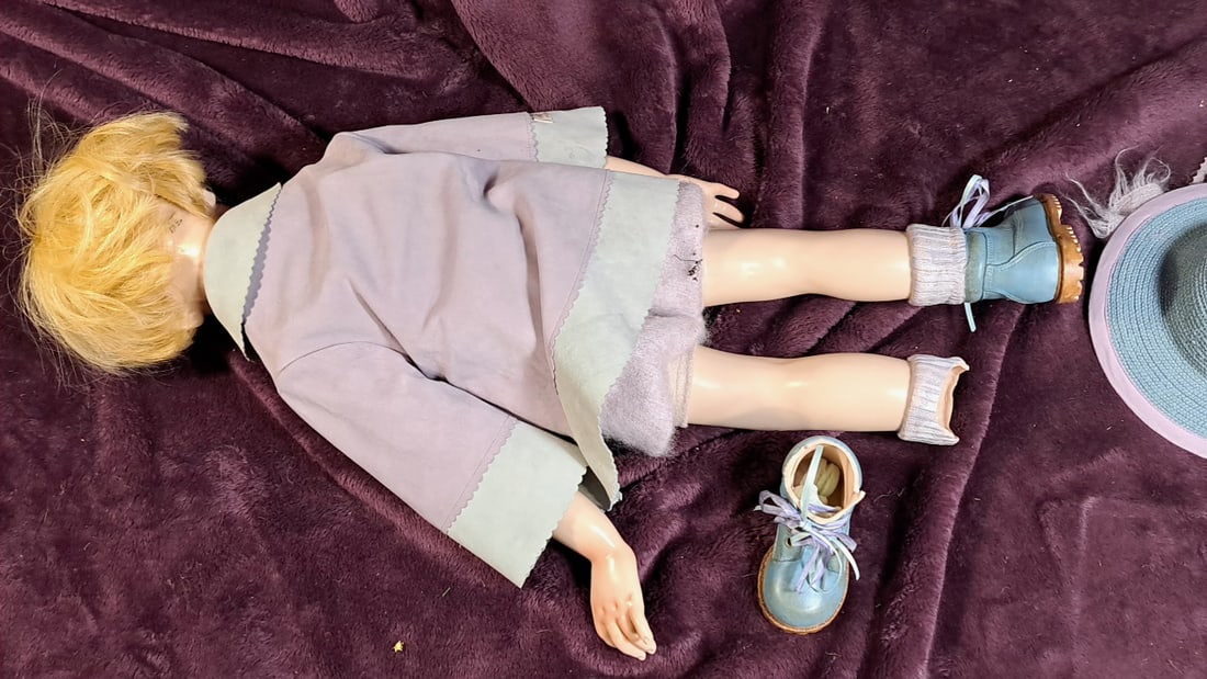 Krey Baby 2001 Wax On Porcelain Doll By Susan Krey - No. 7 Of 12 - 10