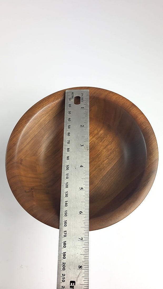 Quality Heirloom Wooden Ware Walnut Pedestal Compote Bowl, Model 1016.WB3, 8 in - 4
