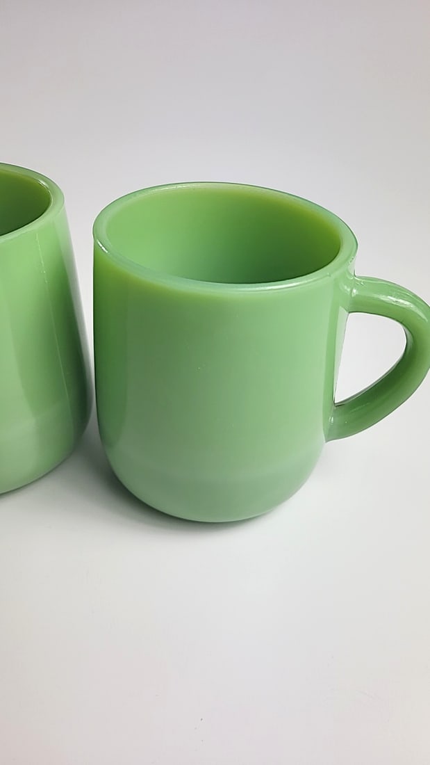 Gibson Vintage Mug Jadeote Green Coffee Mugs Set of 2 - 2