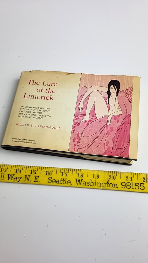 The Lure of the Limerick William S. Baring-Gould Hardcover Book 1969 Seventh Printing - 5