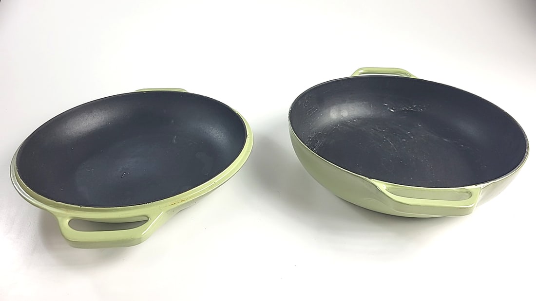 Club Colorcast Waterford Ireland Green Enamel Cast Iron Lidded Casserole Dish - 4