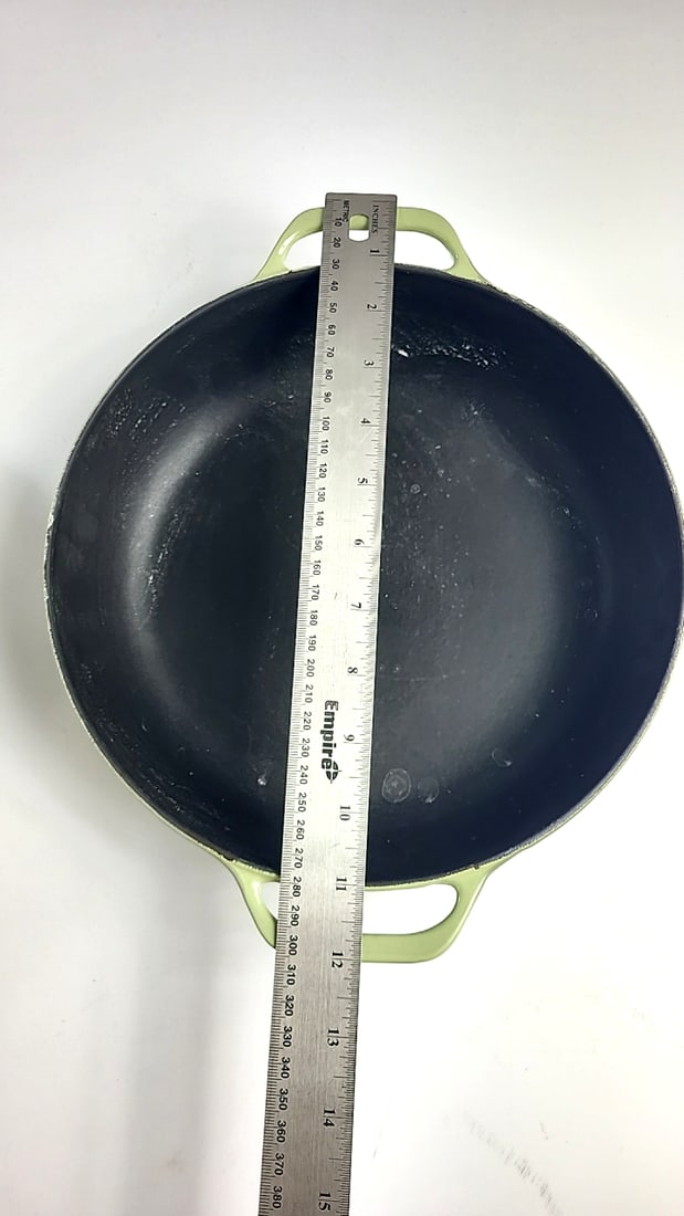 Club Colorcast Waterford Ireland Green Enamel Cast Iron Lidded Casserole Dish - 5