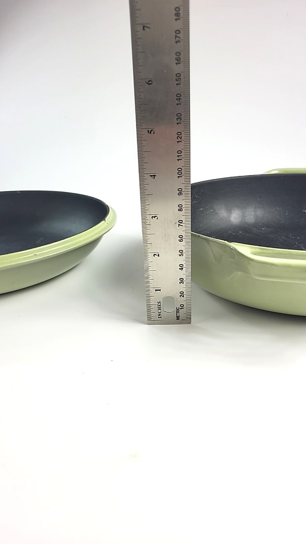 Club Colorcast Waterford Ireland Green Enamel Cast Iron Lidded Casserole Dish - 6