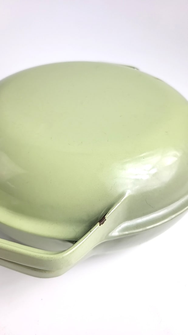 Club Colorcast Waterford Ireland Green Enamel Cast Iron Lidded Casserole Dish - 7