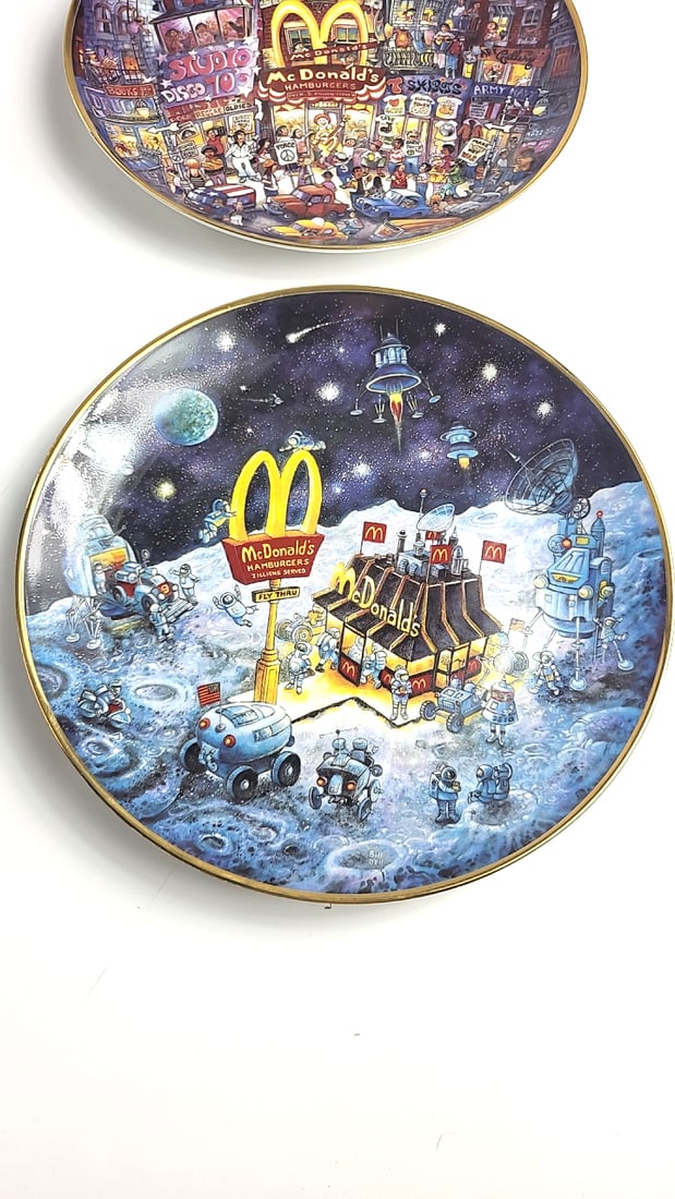 McDonald's Bill Bell Golden Moments Franklin Mint Porcelain Collector Plates Set of 6 - 4