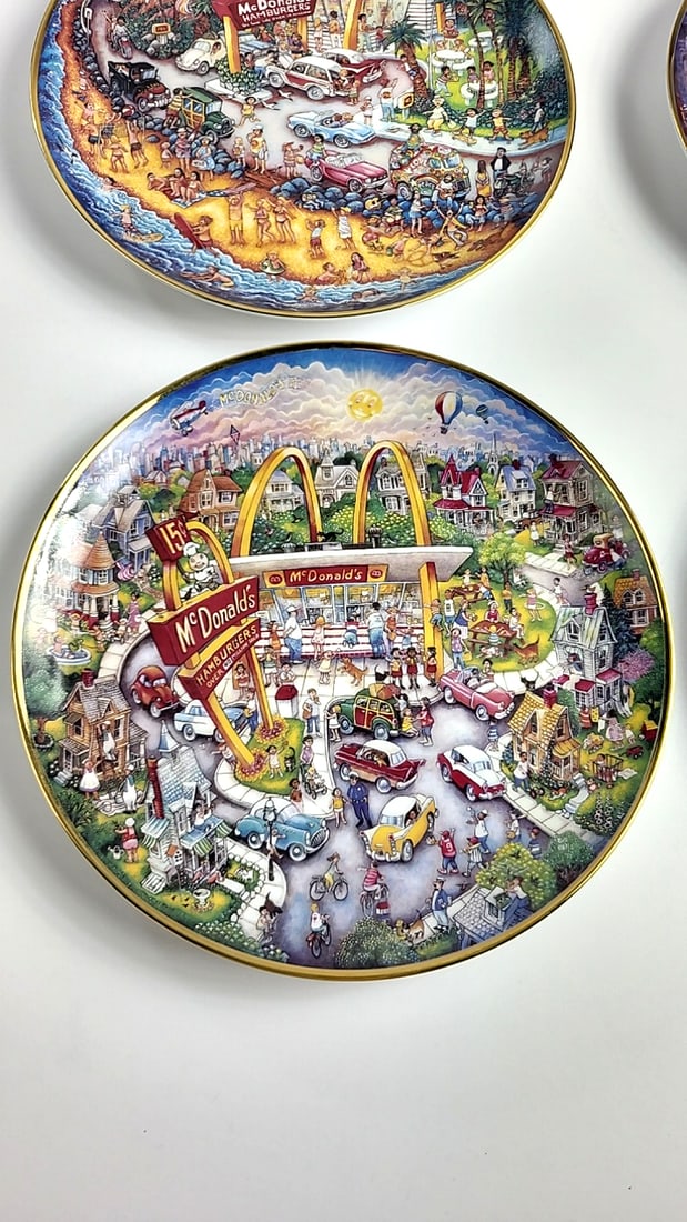 McDonald's Bill Bell Golden Moments Franklin Mint Porcelain Collector Plates Set of 6 - 5
