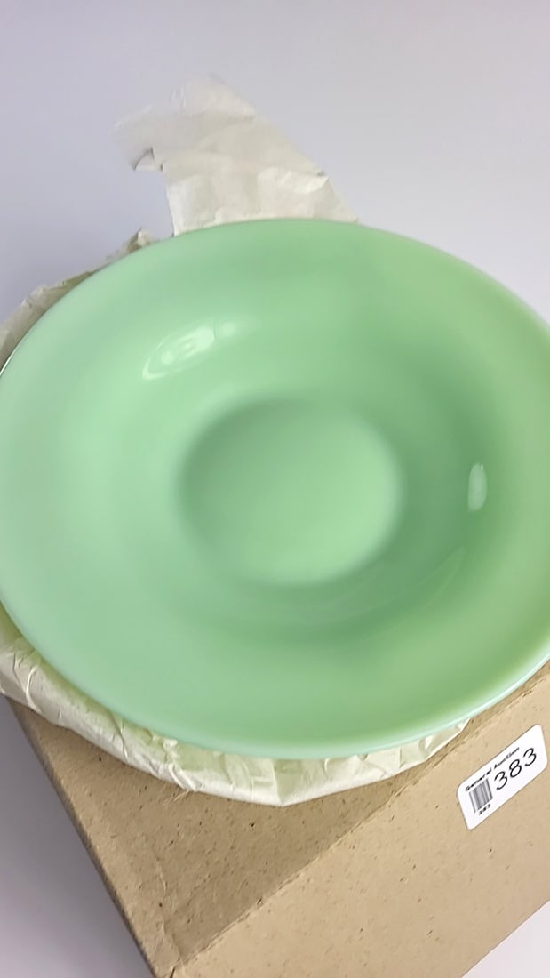 Gibson Jadeote Green 8 34 in Rim Soup Plates Set of 4 - 2
