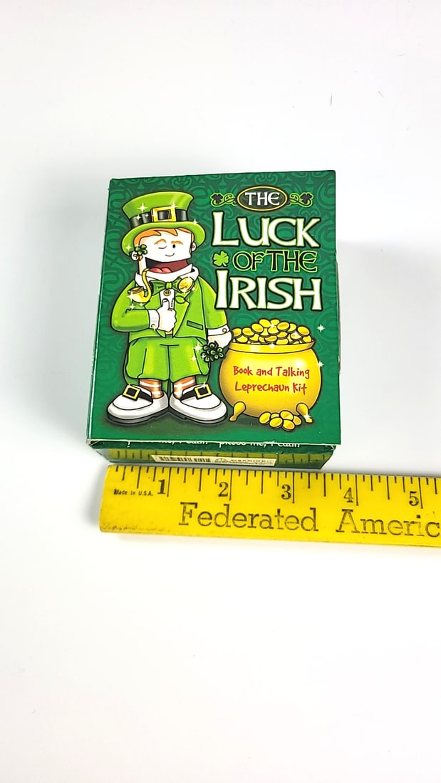 Peter Pauper Press The Luck of the Irish Book & Talking Leprechaun Kit - 5