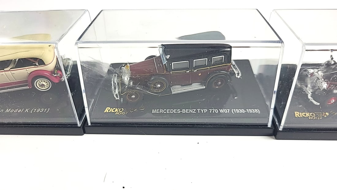 Ricko Diecast Model Car Lot: Lincoln Model K, Mercedes-Benz 770 W07, Horch 930V Cabriolet - 3