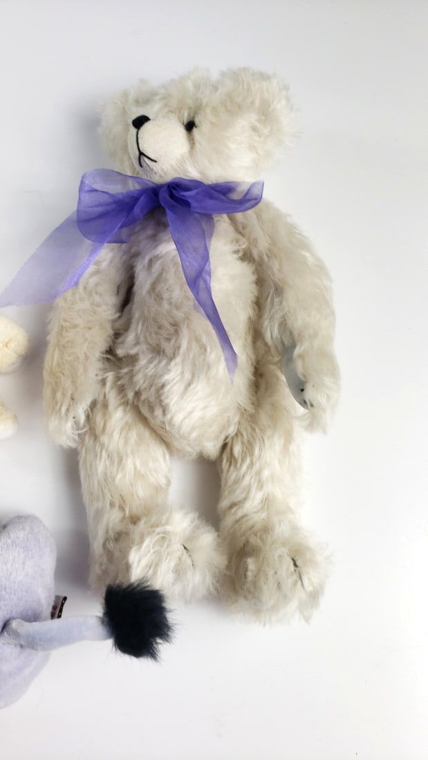 Gund Pooh Eeyore, Boyds Teddy Bear Ty Lamb Plush Lot - 3
