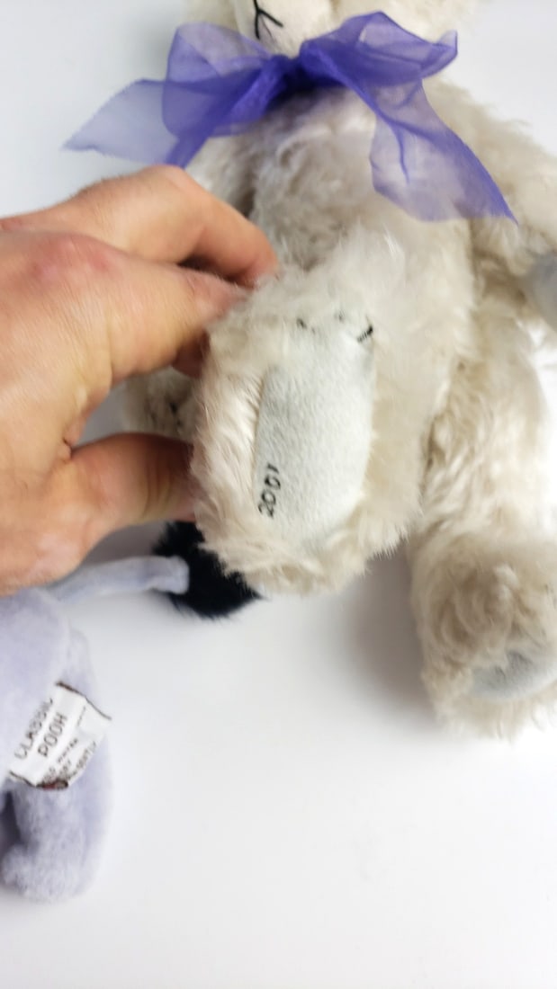 Gund Pooh Eeyore, Boyds Teddy Bear Ty Lamb Plush Lot - 7