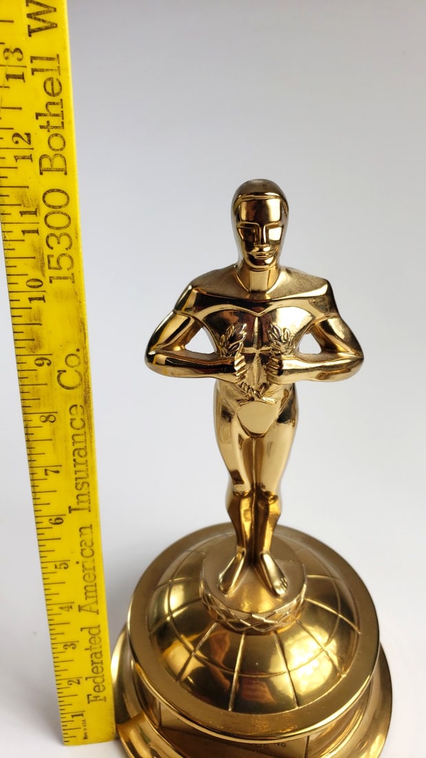 R.S. Owens & Co. 1980 Food Store Market Advertising Mega Foods Gold Trophy Statuette - 4