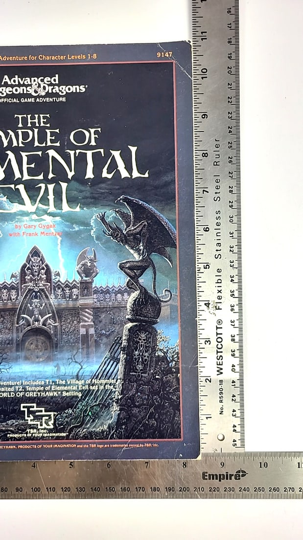 TSR AD&D T1-4 The Temple of Elemental Evil Official Game Adventure Module - 3